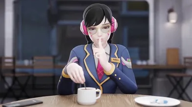 "The Blackening of D.va, A Bratty Hentai Adventure!"