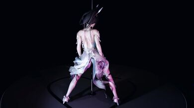 Tifa Strips Down to a Pole Dance for Xiao Wu