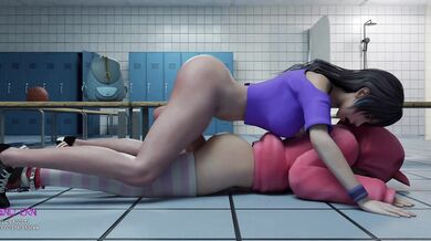 'Mistress Marie Rose gets caught redhanded!: Locker Room Hentai[Ed Blend Porn]'