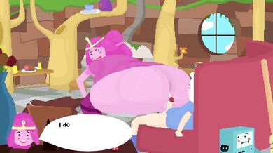 Finn wants to show PB a new "dance" - Shoe Stra*ngle.