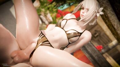 'The Ultimate Temptation of Kaine Gestalt - Swimming in a Sexy Bikini, Splashing and Making Seductive Sounds!'