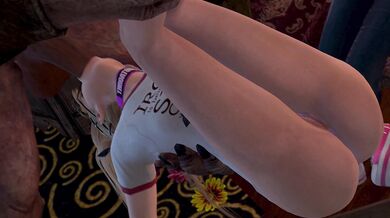 "Licking and Sucking on Marie Rose's Throat with Hyliam's Cock"