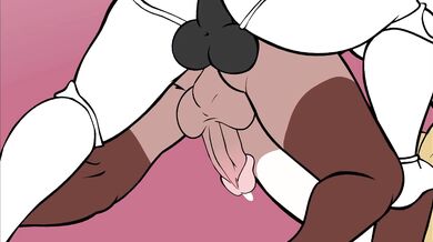 'Sucking on fluffy furry futa pussies in the forest.'
