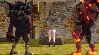 'The Dark Lover: Genshin Impact Eula Sex Party with Hilichrul's Boss Threesome Hentai MMD 3D Animation with Green Hair'