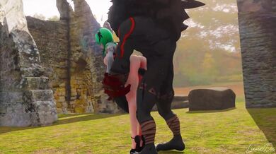'The Dark Lover: Genshin Impact Eula Sex Party with Hilichrul's Boss Threesome Hentai MMD 3D Animation with Green Hair'