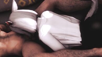 "Thrusting and Grinding with a Miqo'te Dancer in the World of Final Fantasy XIV"