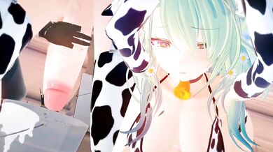 'Cowgirl Kronii, Mumei and Fauna (Futa x Female x Futa)'