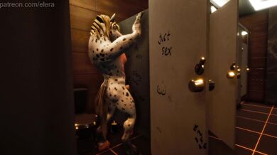 'Busty blonde bimbo gets fucked by giant horse penis while her tiny fox pussy sucks on an erect cock'