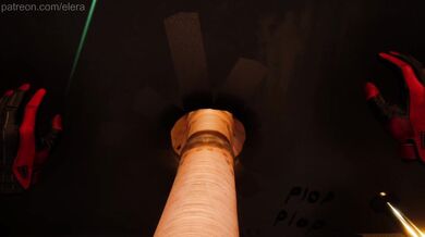 'Busty blonde bimbo gets fucked by giant horse penis while her tiny fox pussy sucks on an erect cock'