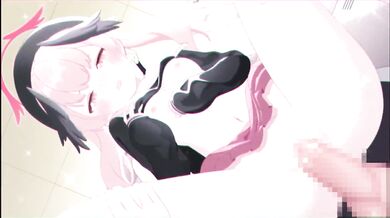 "Foul-Mouthed Koharu Screws and Slams Her Cock-Hungry Ass on the Painted Floor"