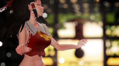 Hentai Craft: Hakurei Reimu and Her Sharp Kitchen Knives (MMD)