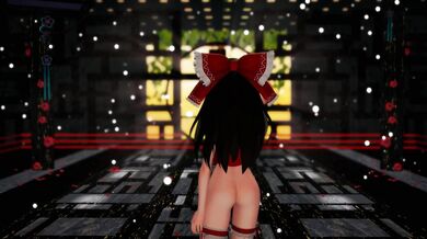 Hentai Craft: Hakurei Reimu and Her Sharp Kitchen Knives (MMD)