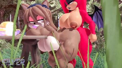 'Red Bat Girl's Forbidden Desires Unleashed as She Fucks Her Prey'