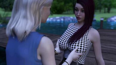 'Two hot babes get intimate with each other - Helping the Honeys'