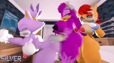 Sexy women and horny men come together for an orgasmic party that ends with a wild group sex scene.