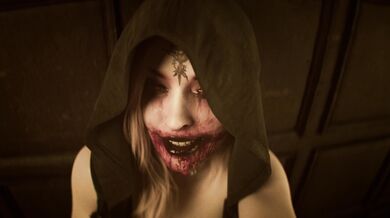 The seductive vampire Bela challenges her lover Midnight to a swimming race in the middle of the night.