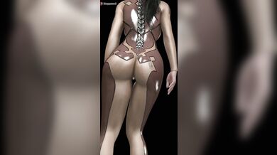 In the depths of the forest, the elven queen Eve wielded a stellar blade with her body in a loop, moving in a rhythmical motion for three repetitions.