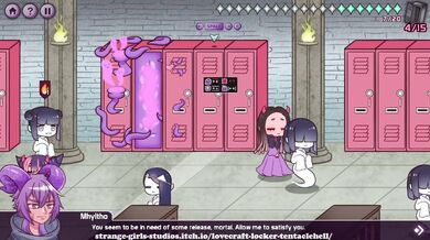 'A woman is ravaged by a tentacle monster from hell, and her screams echo through purgatory archives as she is consumed by its insatiable lust.'