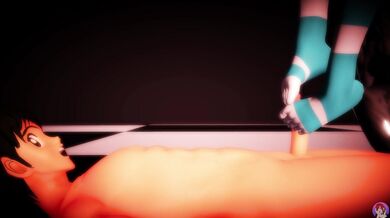 "Bikini-Clad Neptune and Aoi, Shingo's Public Request MMD Hentai Porn Video"