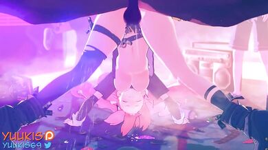'"Nicole" Demara's zenless orgasmic adventure in "Zone Zero" with Yuukis!'