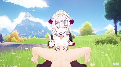Ganyu, Ningguang, Jean, Keqing, Mona: The Hentai Porn Adventure of Five Sexy Friends