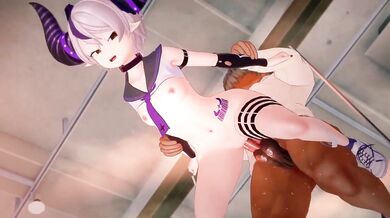 "Two Horny Furries Get it On with a Lapdog and a Doggy Style"