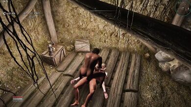 Skyrim Dogma, the legendary dragonborn warrior, has her way with two hardworking miners in this hot hentai video.