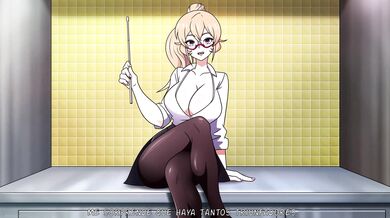 'Hentai MILFs Blowing a Cumshot on each other's faces in the kitchen while cooking breakfast!'