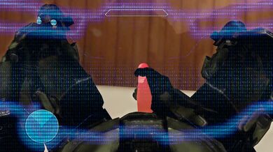 Hey, Master Chief, what are you doing spying on Cortana?