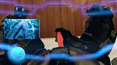 Hey, Master Chief, what are you doing spying on Cortana?