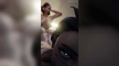 "Pharah's Mighty Blast Destroys Illari!"