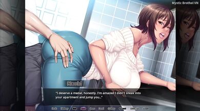 'My Lovely Neighbor Naughtily Touched My Body in the Visual Novel - Part 3'