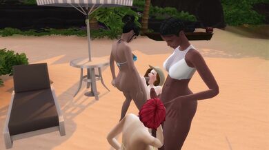 "Sexy MILFs on the beach... Part Two! (With voice acting)"