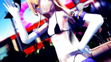"Blowing Wind Bouncy Boobs - Hentai Rabbit Hole MMD R15 Hamstervish"