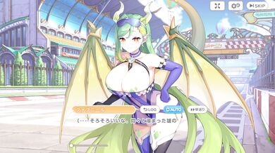 Re-written as: "Fafnir, the Race Queen: The Legend of Clover"
