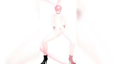 'Sexy Gokai Pink Doll with Hips Swinging and Multiple Ejaculations in One Night - R-18 MMD'.