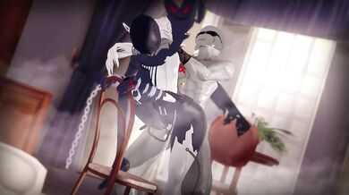 "I Was Reincarnated as a Sexy Metal Demon in the Digital World!"