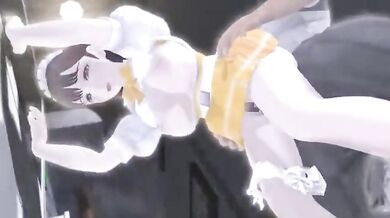 "A Hot Waitress at the Family Diner in the Back Alley"