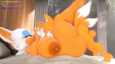 'Lady in Red Enjoying a Good Time'