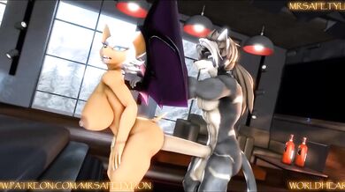 'The Dirty Deeds of Rouge the Bat, Impregnated by Mr Safety Lion, Officially Rated XXX'