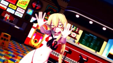 'Kawaii Hentai MMD Babes - Shimakaze and Nerdy R15 Hamselvish!'