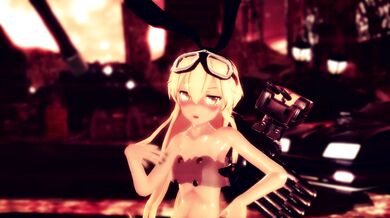 "Shimakaze Supernova [MMD R15] Hamselvish - The Ultimate Fusion Porn"