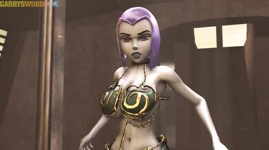 "Raven in the Woods with Jabba's Cock - A Garry Production."