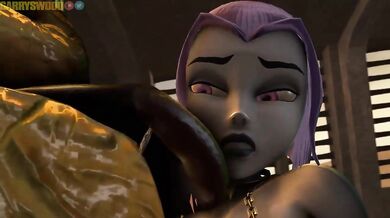 "Raven in the Woods with Jabba's Cock - A Garry Production."