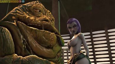 "Raven in the Woods with Jabba's Cock - A Garry Production."