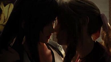 Tifa Lockheart, Aerith Gainboro and Tiffany Hentai have a threesome that is out of this world!