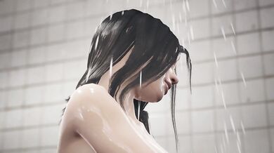 'Jodi gets soapy in the shower'