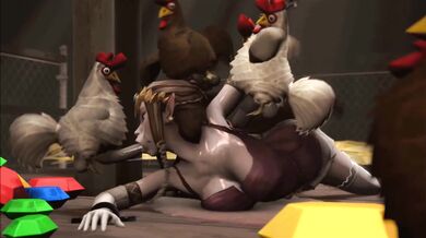 "The Naughty Nerd and the Chicken Farm Gang: A Hentai Epic"