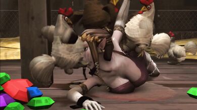 "The Naughty Nerd and the Chicken Farm Gang: A Hentai Epic"