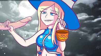 "Halloween Handjob: The Candy-Coated Temptress"
